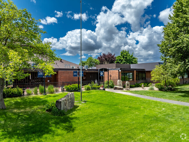 North courtyard at St Marks Elementary in Meridian.
