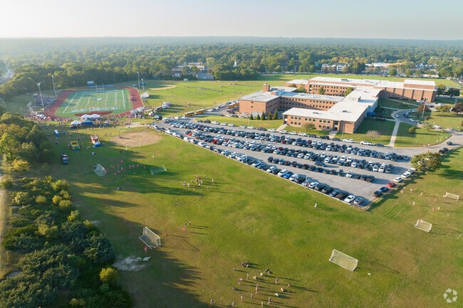 Hauppauge High School anchors the local district with strong academics.