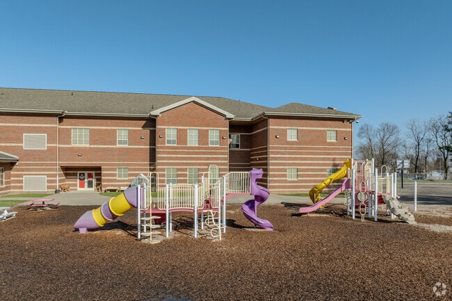 Large jungle gyms are a students favorite during recess at Belden Elementary School.