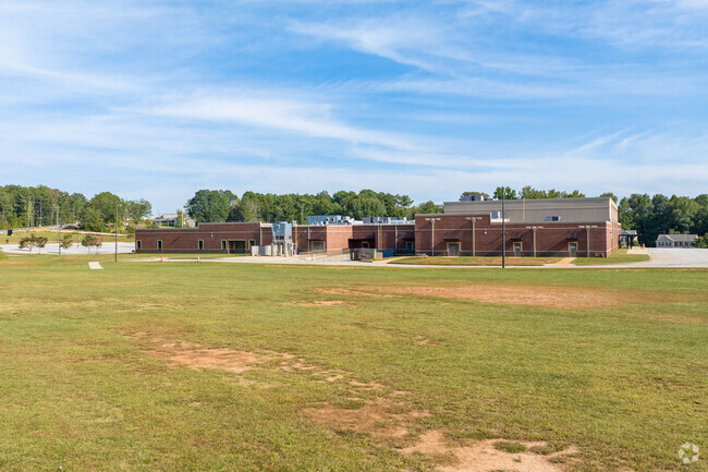 P.B. Ritch Middle School has vast recreational green space.
