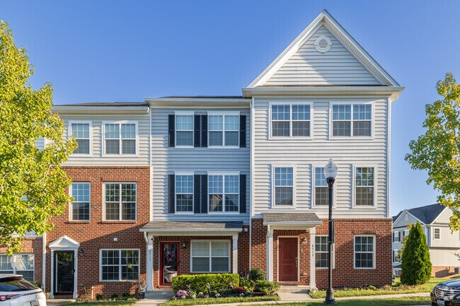 Attached townhomes come in several styles in Edmondson Village.