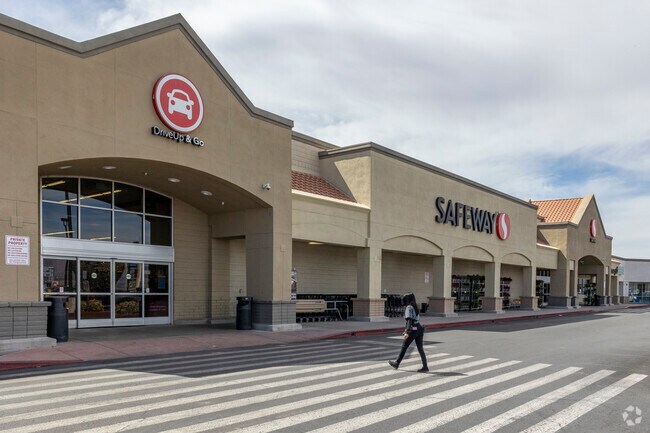 Safeway and other big-box retailers are located on the western side of Safford.