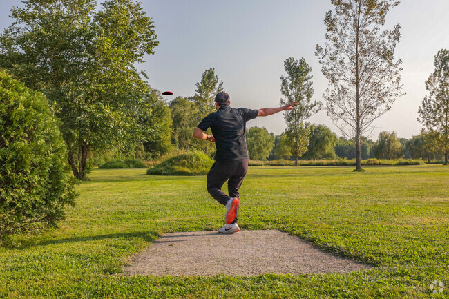 Head to Lime Bluff Recreational Park for 18 holes of disc golf in Muncy.