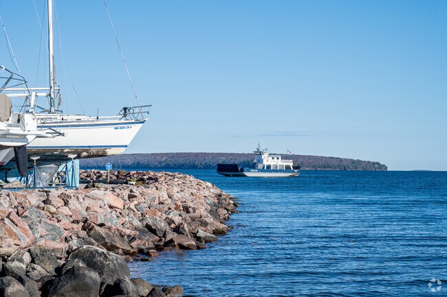 Boating provides direct access to the Apostle Islands National Lakeshore north of Ashland.