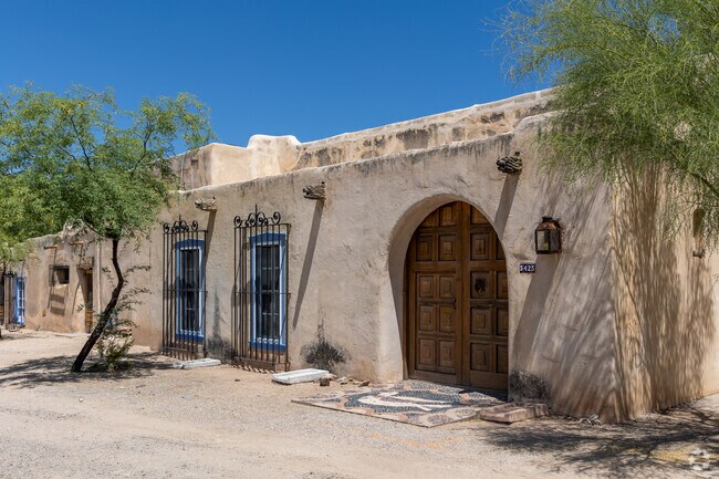 The Army Post Traders Store, Las Saetas, in Old Fort Lowell, dates back to the late 1800's.