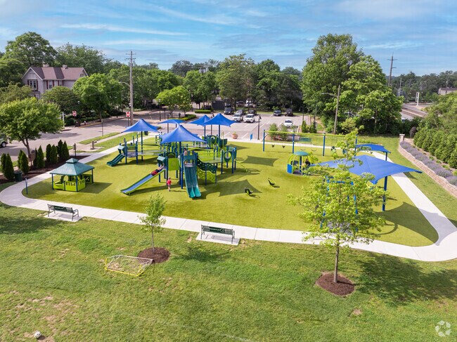 Wyoming's Crescent Park has this amazing playground for