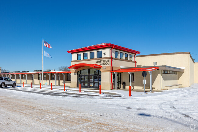 Dewey High School offers a dynamic learning environment.