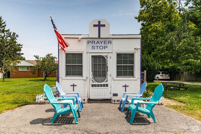 Prayer Stop in north Cloverly welcomes visitors for quiet reflection.