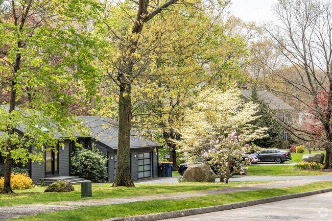 A wide variety of homestyle can be found on the lush streets of Sharon.