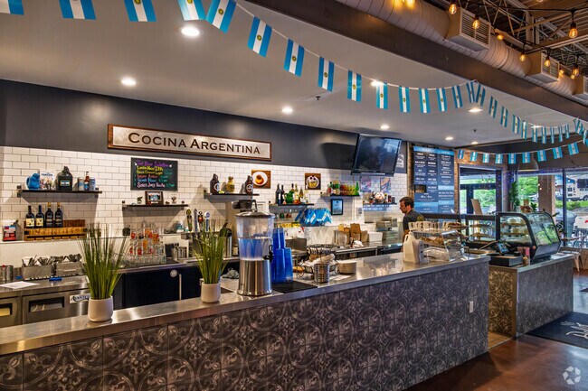 Del Sur is an Argentinian restaurant serving empanadas, lomitos, steak sandwiches, and other comfort foods.