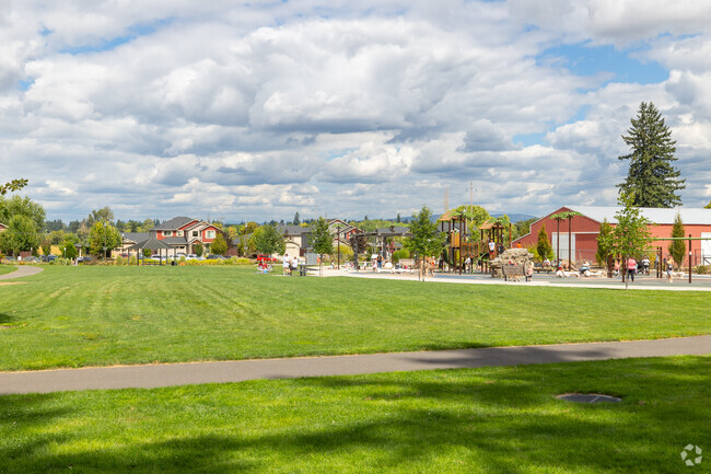 Nikkei Park is the perfect place for kids to play south of Fisher's Village-Orchards.