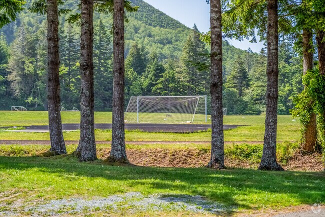 Students at Pacific High School can enjoy soccer on the large fields in Port Orford.