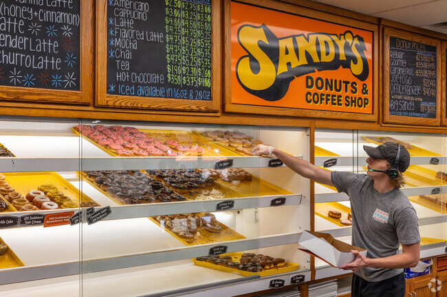 Find a fresh selection of delicious treats at Sandy's Donuts near Berger.