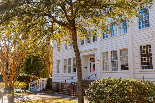 Trinity Classical Academy is shaded with beautifully large and vibrant trees.