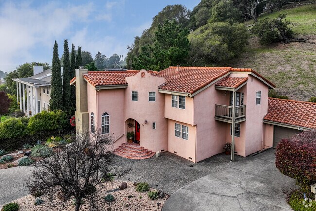 Custom made Mediterranean style homes are abundant in El Sobrante Hills.