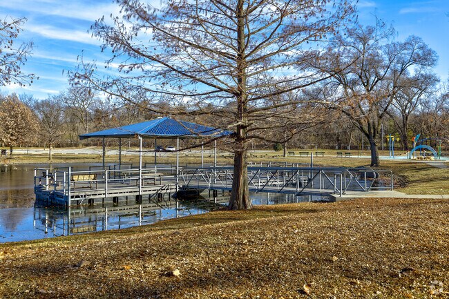 Enjoy the lake at Benson Park.