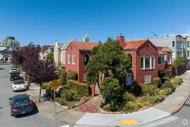 Lone Mountain is known for colorful homes and well manicured yards.