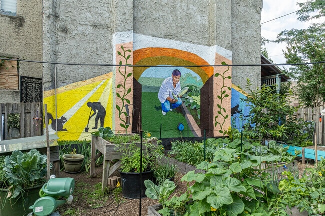 A Holly St Garden is a community effort to green the neighborhood and feed West Powelton folks.