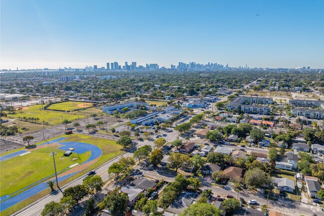 Gladeview is about 10 miles from downtown Miami.