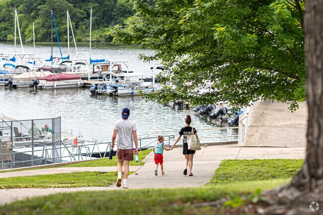 Blue Springs Lake and Lake Jacomo offer water sports, boating and fishing near Blue Springs.