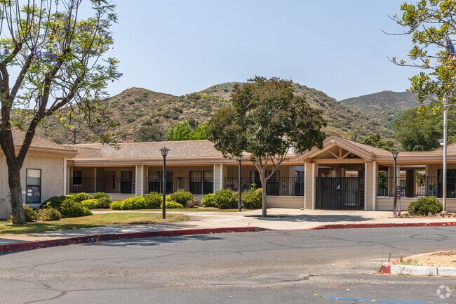 Yoga classes at the local church in Lake Wohlford.
