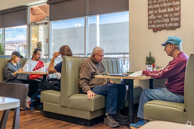 Meet up with friends at Red Rock Cafe in the Village of Oak Creek (Big Park).