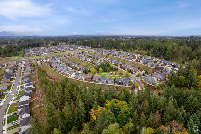 Homes in residential areas of Southeast Auburn are brightly colored.