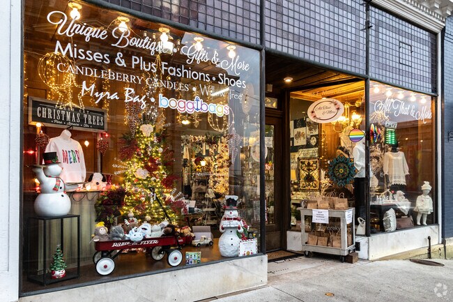 Visitors from surrounding communities visit Georgetown for a variety of boutique shops.