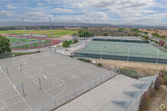 San Ysidro High School boasts a massive campus with many sport courts.