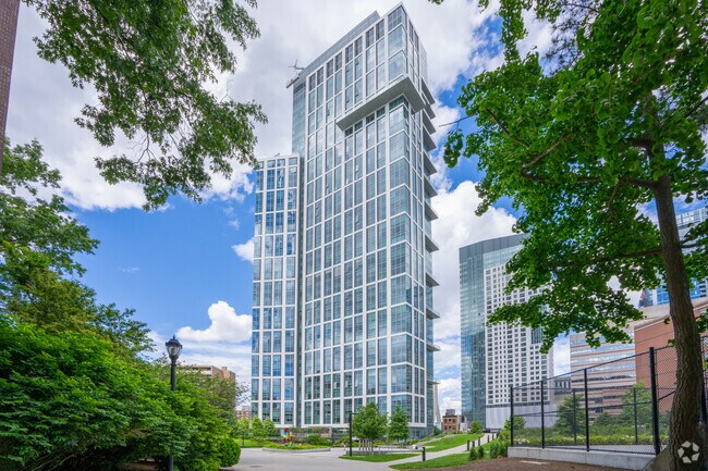 Luxury apartments at the Alcott Building in the West End offer epic views of the city.