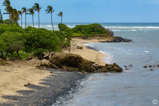 Locals enjoy the quiet solitiude of Waiehu Beach Park.