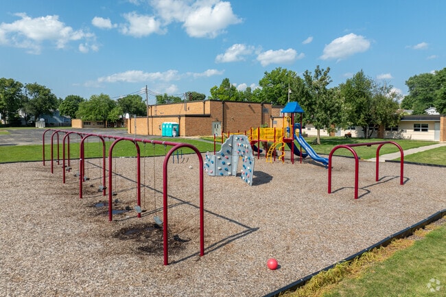 Your kids will never want to leave the playground at Oakdale Elementary School.