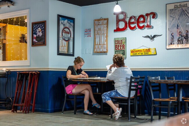Cold beer and fresh seafood are on the menu at Strickland's Seafood near Cruse.
