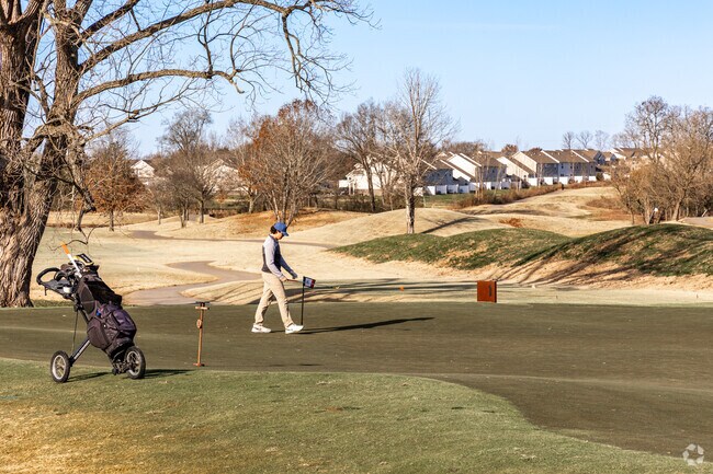 Golf players enjoy hitting the greens with neighbors in Spring Hill.