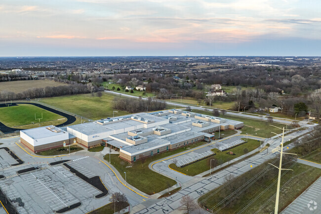 Students and staff love the campus of Prairie Trail Middle School.