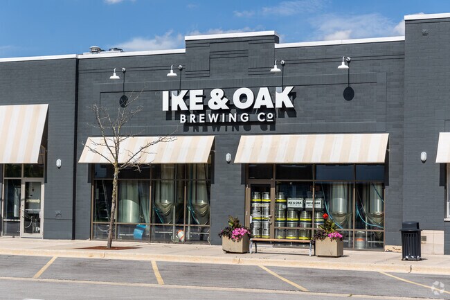 Ike & Oak Brewing is located down the road from Hawthorne Hill.
