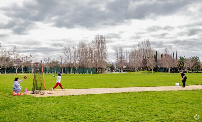 Play a game of baseball at the Central Community Park in the City of Mountain House.
