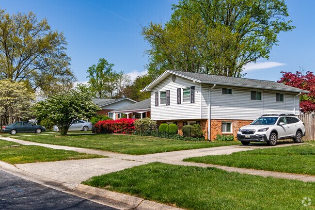 You will find many split levels homes on most streets in Kemp Mill.