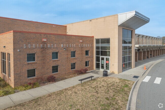 Southeast Guilford Middle School serves over 800 students.