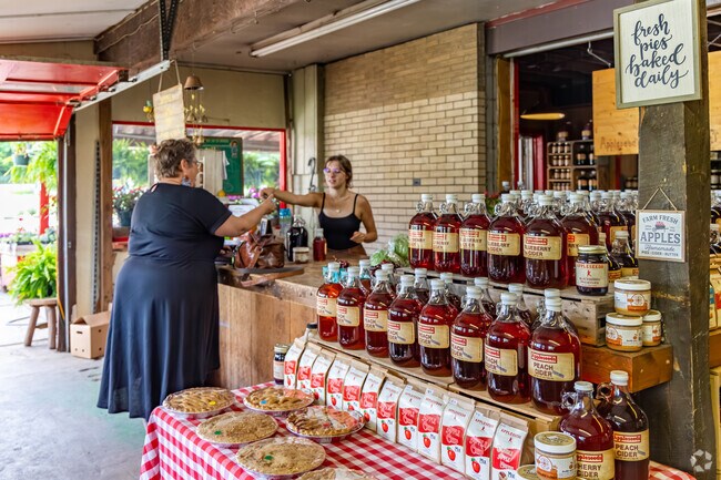 Stop in to Appleseed Farm & Market in Middlesex Township for some cider and many other treats.