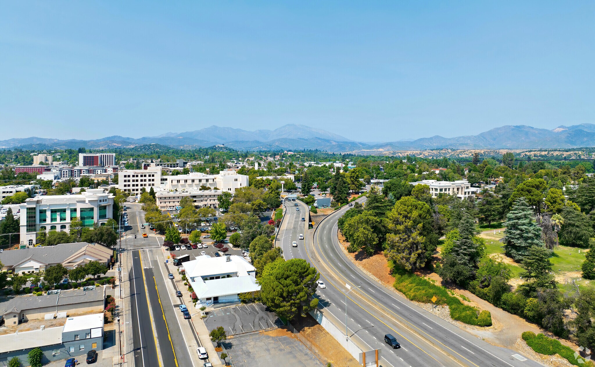 Highway 44 is one of the main arteries running through Shasta View in Redding Ca.