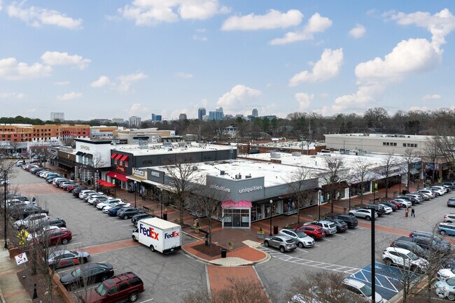 The Village District shopping district isn't far from Sunset Hills.