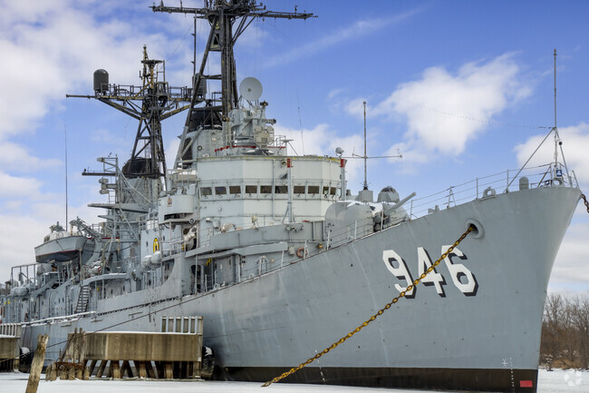 Bay City is home to the USS Edson historical landmark.