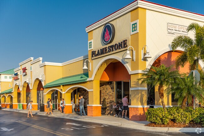 Flamestone restaurant , a Trinity favorite place to eat.