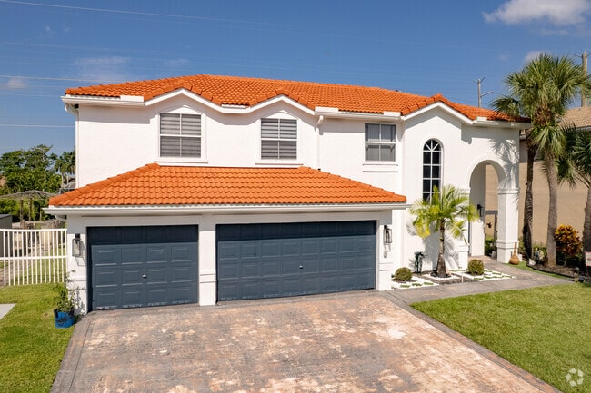 Spanish-style homes define Mission Bay’s classic South Florida look.