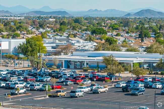 Visiting the school office at Cactus High School in Glendale.