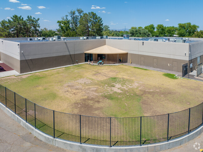 Among other amenities, ACAA has a baseball field for student use.