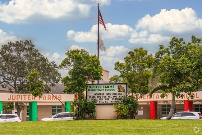 Jupiter Farm Elementary serves students in the area.
