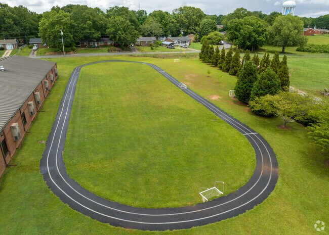 Runners will love track and field at Ruth Hill Elementary School.