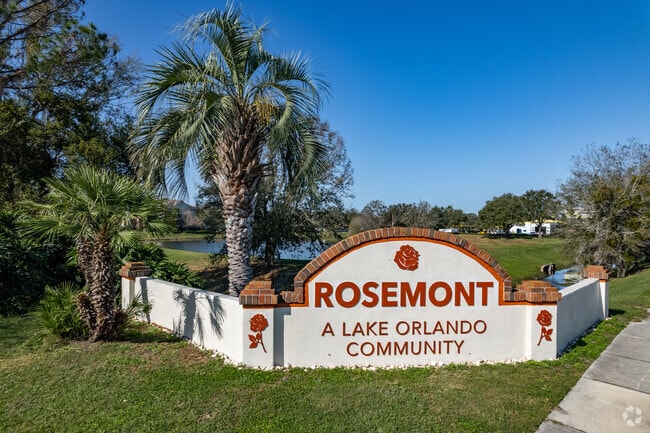 The Rosemont neighborhood is known as a modern, lake-oriented community in greater Orlando.